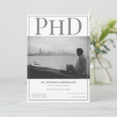 Invitation Diplômé de doctorat en photographie (Debout devant)