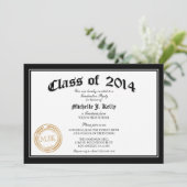 Invitation Diplôme de fin d'études en 2014 (Debout devant)