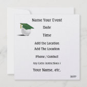 Invitation Diplôme de golf - SRF (Dos)