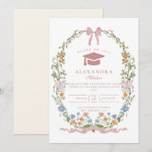 Invitation Diplôme de Jardin Botanique (Devant / Derrière)