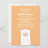 Invitation Diplôme de Kawaii Alpaca (Devant)