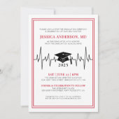 Invitation Diplômé de la faculté de médecine (Devant)