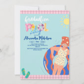 Invitation Diplôme de la fête de la piscine d'été (Devant)