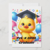 Invitation Diplômé de la maternelle 2025 (Devant)