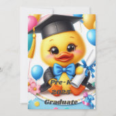 Invitation Diplômé de la maternelle 2025 Style 2 (Devant)