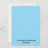 Invitation Diplômé de la maternelle 2025 Style 2 (Dos)