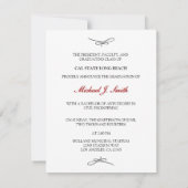 Invitation Diplômé de la promotion 2016 de l'université / de (Dos)