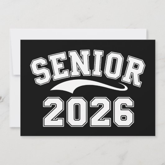 Invitation Diplômé de la promotion 2026 de 26 ans (Devant)