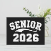 Invitation Diplômé de la promotion 2026 de 26 ans (Debout devant)