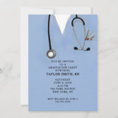 Invitation Diplôme de l'école de soins infirmiers (Devant)