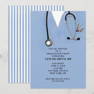 Invitation Diplôme de l'école de soins infirmiers