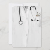 Invitation Diplôme de l'école de soins infirmiers (Dos)