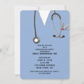 Invitation Diplôme de l'école de soins infirmiers (Devant)