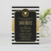 Invitation Diplôme de l'école dentaire Dentiste Grèves modern (Debout devant)