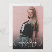 Invitation Diplôme de l'école secondaire de la fête de la pho (Devant)