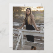 Invitation Diplôme de Lei floral tropical Photo BBQ Party (Dos)