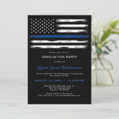 Invitation Diplôme de l'office de police de la ligne bleue mi (Debout devant)