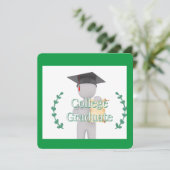 Invitation Diplômé de l'université (Debout devant)