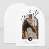 Invitation Diplômé de l'Université d'Auburn – Auburn Tigers (Devant / Derrière)