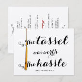 Invitation Diplômé de l'université de la promotion 2016 (Devant / Derrière)