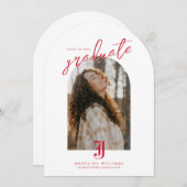 Invitation Diplômé de l'Université d'État de Jacksonville (Devant / Derrière)