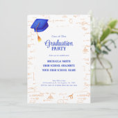 Invitation Diplôme de mathématiques du lycée moderne (Debout devant)