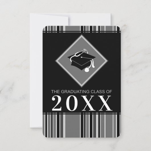 Invitation diplôme de médecine année personnalisable (Devant)