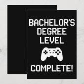 Invitation Diplômé de niveau Licence de jeu de jeu complet (Devant / Derrière)