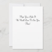 INVITATION DIPLÔME DE PHOTO PERSONNALISÉ 2024 (Dos)