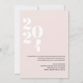 Invitation Diplôme de photographie de typographie classique e (Dos)