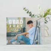 Invitation Diplôme de photographie moderne (Debout devant)