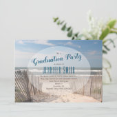 Invitation Diplôme de plage (Debout devant)