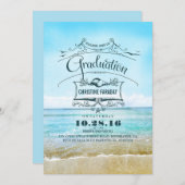 Invitation Diplôme de plage (Devant / Derrière)