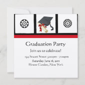 Invitation DIPLÔME DE RENAISSANCE Monogramme de cire rouge (Dos)