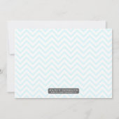 Invitation Diplôme de Retro Chevron (Dos)