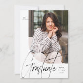 Invitation Diplôme de script moderne unique un diplôme de pho (Devant)