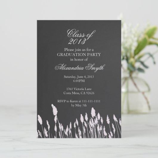 Invitation Diplôme de simplicité (Debout devant)