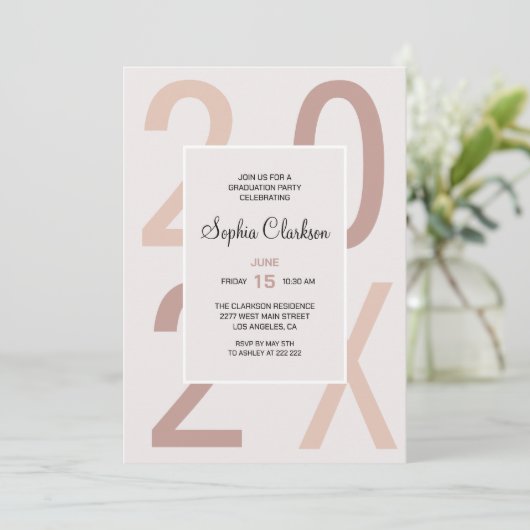 Invitation Diplôme de typographie numérique (Debout devant)