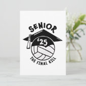 Invitation Diplômé de volley-ball 2025 Senior  (Debout devant)