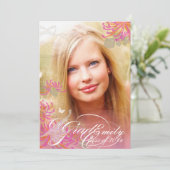 Invitation Diplôme des fleurs de PixDezines (Debout devant)