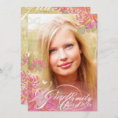 Invitation Diplôme des fleurs de PixDezines (Devant / Derrière)