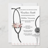 Invitation Diplôme d'infirmière (Devant)