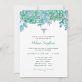 Invitation Diplôme d'infirmière ou cérémonie d'épinglage de l (Devant)