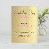 Invitation Diplôme d'or des filles afro-américaines (Debout devant)