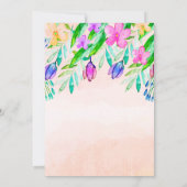 Invitation Diplôme d'or Plafond de ressort Fleurs de ressort  (Dos)