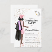 Invitation Diplôme du collège modifiable (Devant / Derrière)