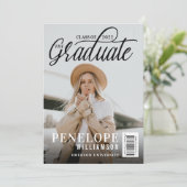 Invitation Diplôme du magazine de photos de script (Debout devant)