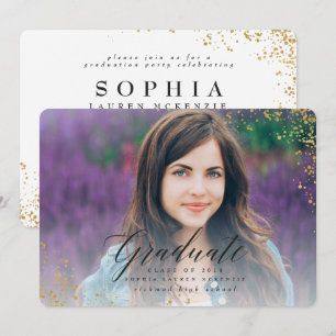 INVITATION DIPLÔMÉ ÉLÉGANT ET MODERNE
