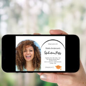 Invitation Diplôme en arc de photo 2025