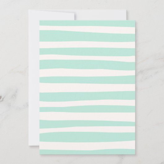 Invitation Diplôme en bordure de plage (Dos)